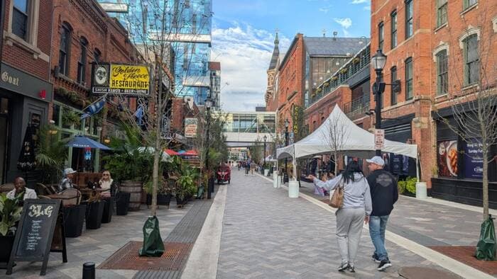 Greektown businesses expect boost as $20 million redesign nears completion