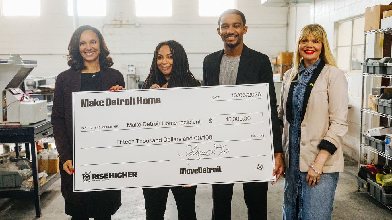 Move Detroit awards first 13 $15,000 grants to residents moving to or staying in Detroit